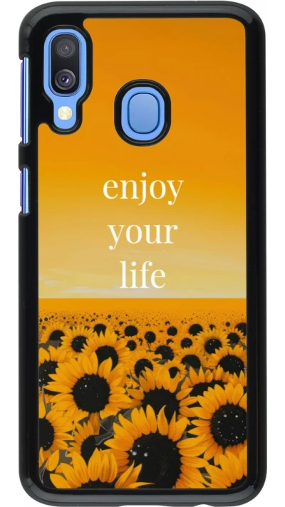 Samsung Galaxy A40 Case Hülle - Summer 2026 Enjoy your life