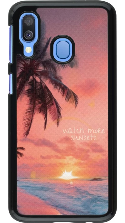 Coque Samsung Galaxy A40 - Watch more sunsets Summer 2026