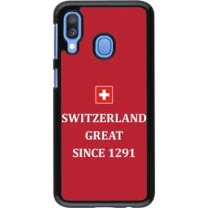 Coque Samsung Galaxy A40 - Switzerland Great Since 1291