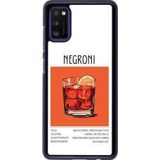 Samsung Galaxy A41 Case Hülle - Cocktail Rezept Negroni