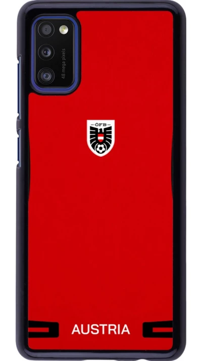Samsung Galaxy A41 Case Hülle - O?sterreich 2026 personalisierbares Fussballtrikot