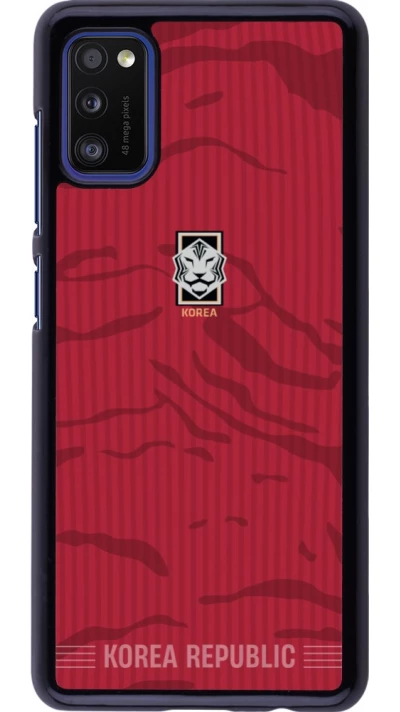 Samsung Galaxy A41 Case Hülle - Südkorea 2026 personalisierbares Fussballtrikot