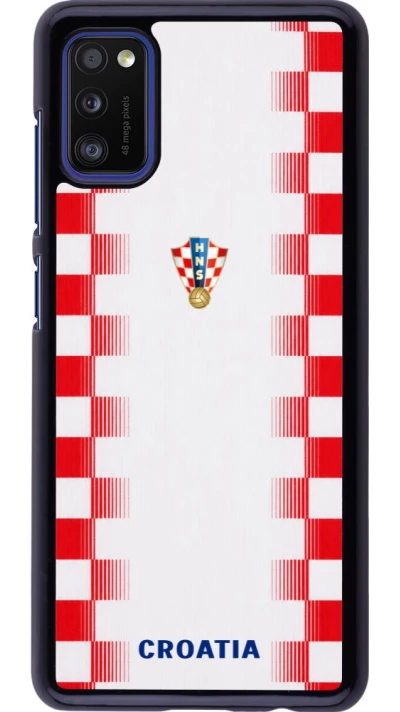 Samsung Galaxy A41 Case Hülle - Kroatien 2026 personalisierbares Fussballtrikot