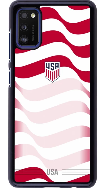 Samsung Galaxy A41 Case Hülle - Vereinigten Staaten 2026 personalisierbares Fussballtrikot