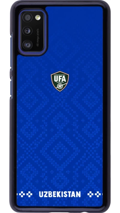Samsung Galaxy A41 Case Hülle - Usbekistan 2026 personalisierbares Fussballtrikot