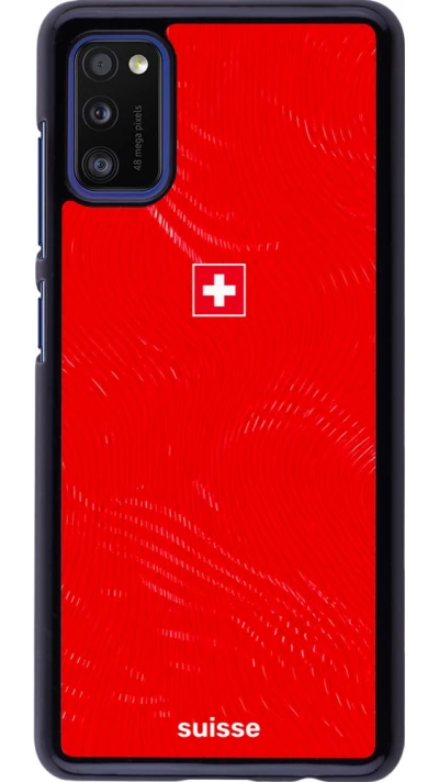 Samsung Galaxy A41 Case Hülle - Schweiz 2026 personalisierbares Fussballtrikot