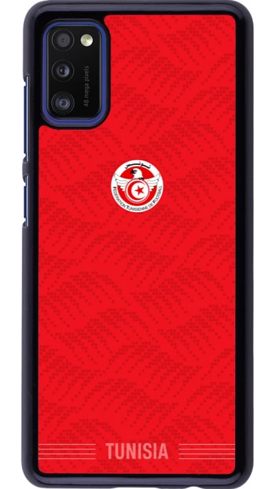 Samsung Galaxy A41 Case Hülle - Tunesien 2026 personalisierbares Fussballtrikot