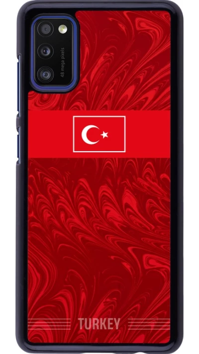 Samsung Galaxy A41 Case Hülle - Türkei 2026 personalisierbares Fussballtrikot