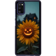 Samsung Galaxy A41 Case Hülle - Halloween 2026 Evil Sunflower