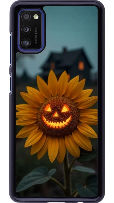 Samsung Galaxy A41 Case Hülle - Halloween 2026 Evil Sunflower