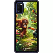 Samsung Galaxy A41 Case Hülle - Tropischer Dschungel Tayrona