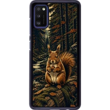 Coque Samsung Galaxy A41 - Linocut Ecureuil