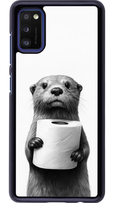 Samsung Galaxy A41 Case Hülle - Otter Toilettenpapier