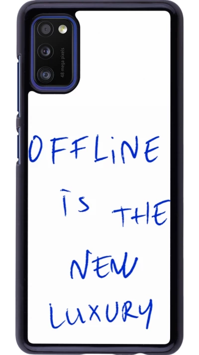 Samsung Galaxy A41 Case Hülle - Offline is the new luxury
