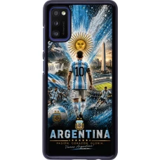 Samsung Galaxy A41 Case Hülle - Fussball Argentinien splash 2026