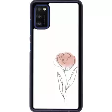 Samsung Galaxy A41 Case Hülle - Spring 23 minimalist flower