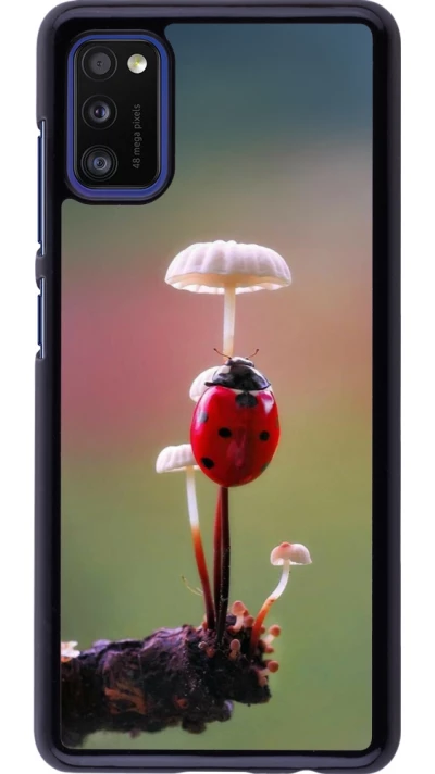 Samsung Galaxy A41 Case Hülle - Ladybird on a mushroom Spring 2026