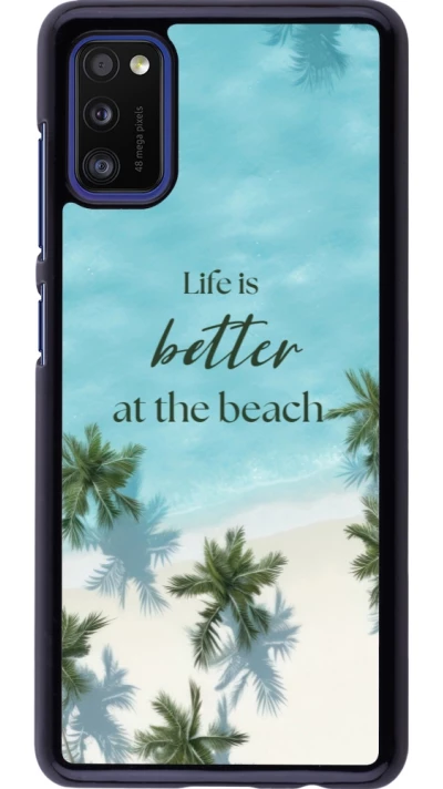 Coque Samsung Galaxy A41 - Summer 2025 Life is better at the beach