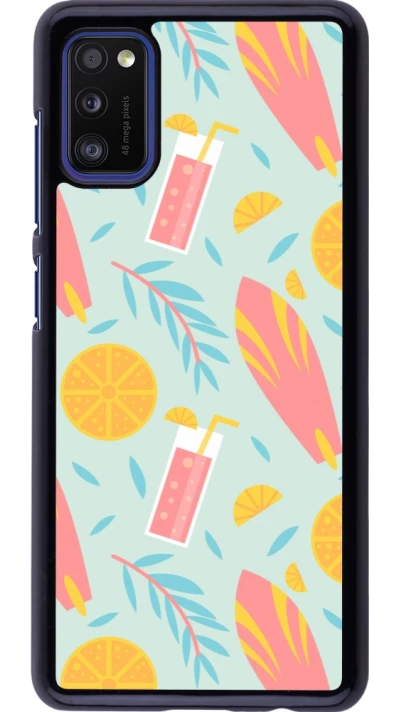 Coque Samsung Galaxy A41 - Summer 2025 Pattern citron