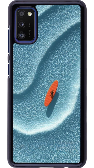 Coque Samsung Galaxy A41 - Orange surf Summer 2026