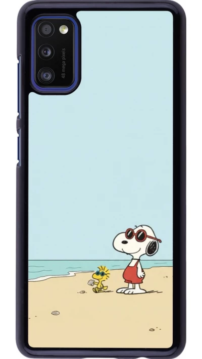 Coque Samsung Galaxy A41 - Snoopy on the beach Summer 2026