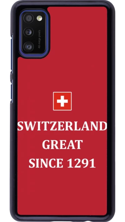 Coque Samsung Galaxy A41 - Switzerland Great Since 1291