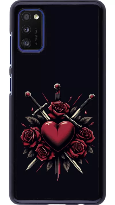 Coque Samsung Galaxy A41 - Valentine 2024 gothic love