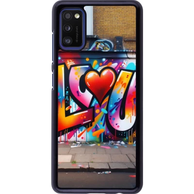 Coque Samsung Galaxy A41 - Valentine 2025 Love U Tag
