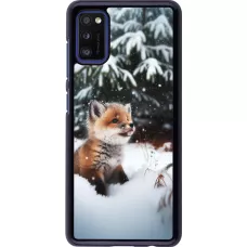 Samsung Galaxy A41 Case Hülle - Weihnachten 2023 Fuechslein Tanne