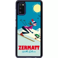 Coque Samsung Galaxy A41 - Zermatt Ski Downhill