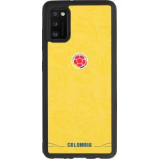 Samsung Galaxy A41 Case Hülle - Silikon schwarz Kolumbien 2026 personalisierbares Fussballtrikot