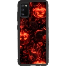Samsung Galaxy A41 Case Hülle - Silikon schwarz Halloween 2026 Pattern Halloween