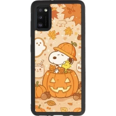 Samsung Galaxy A41 Case Hülle - Silikon schwarz Halloween 2026 Snoopy Halloween