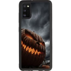 Samsung Galaxy A41 Case Hülle - Silikon schwarz Halloween 2026 The Wicked Pumpkin