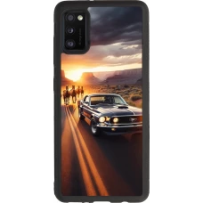 Samsung Galaxy A41 Case Hülle - Silikon schwarz Mustang 69 Grand Canyon