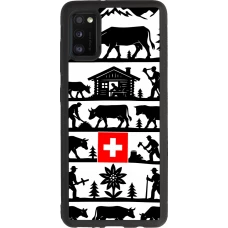 Coque Samsung Galaxy A41 - Silicone rigide noir Poya Suisse 1