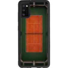Coque Samsung Galaxy A41 - Silicone rigide noir Sports 2026 Tennis