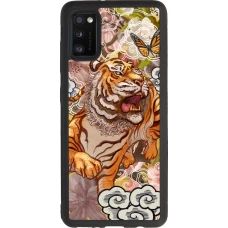 Samsung Galaxy A41 Case Hülle - Silikon schwarz Spring 23 japanese tiger