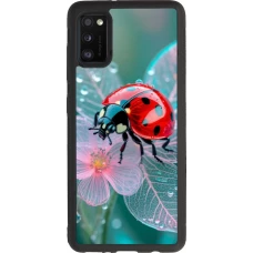Coque Samsung Galaxy A41 - Silicone rigide noir Ladybird in bloom Spring 2026