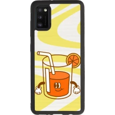 Samsung Galaxy A41 Case Hülle - Silikon schwarz Summer drink 2026