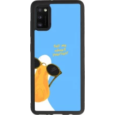Samsung Galaxy A41 Case Hülle - Silikon schwarz Tell me about yourself Summer 2026