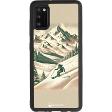 Samsung Galaxy A41 Case Hülle - Silikon schwarz Vintage Skiberg