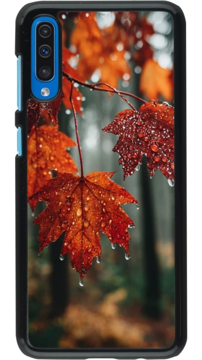 Samsung Galaxy A50 Case Hülle - Autumn 25 Rain