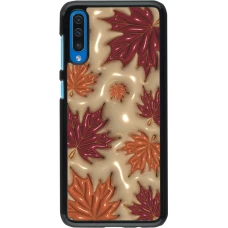 Samsung Galaxy A50 Case Hülle - Autumn 26 3D leaves