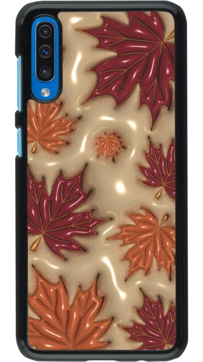 Coque Samsung Galaxy A50 - Autumn 26 3D leaves