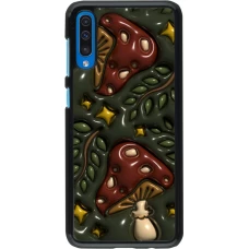 Samsung Galaxy A50 Case Hülle - Autumn 26 3D mushrooms