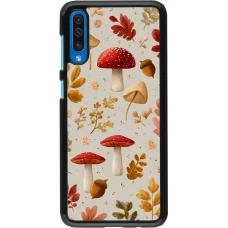 Samsung Galaxy A50 Case Hülle - Autumn 26 Mushrooms and leaves