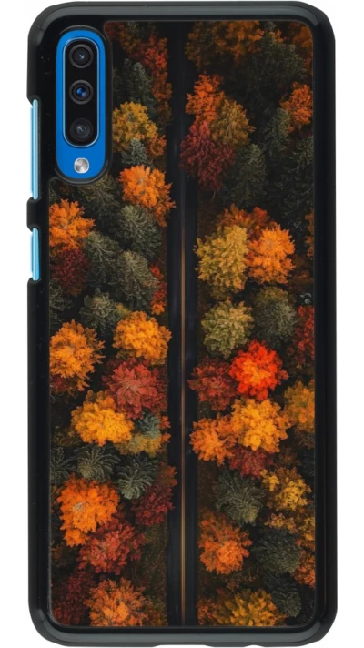 Coque Samsung Galaxy A50 - Autumn 26 Road in autumn