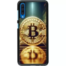Samsung Galaxy A50 Case Hülle - Bitcoin Stehen