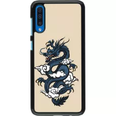 Samsung Galaxy A50 Case Hülle - Blue Dragon Tattoo